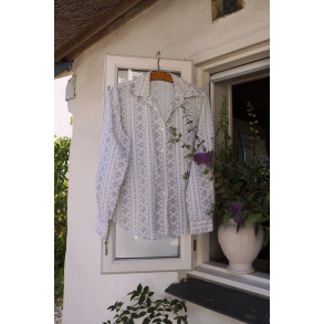 Delicate White Floral Vintage Blouse | S/M