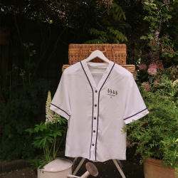 White Sailing Vintage Blouse | L