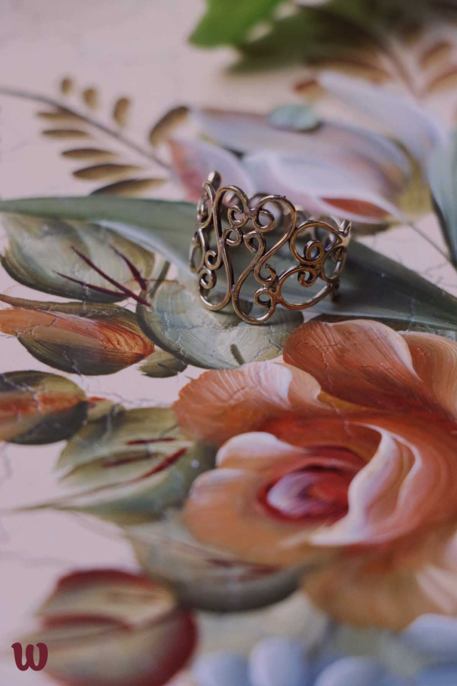 Wild Ivy Brass Ring