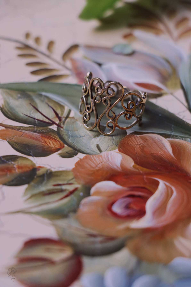 Wild Ivy Brass Ring