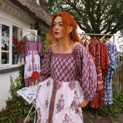 Wildflower Purple Bohemia Dress 