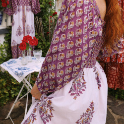 Wildflower Purple Bohemia Dress 