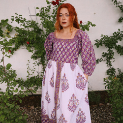 Wildflower Purple Bohemia Dress 
