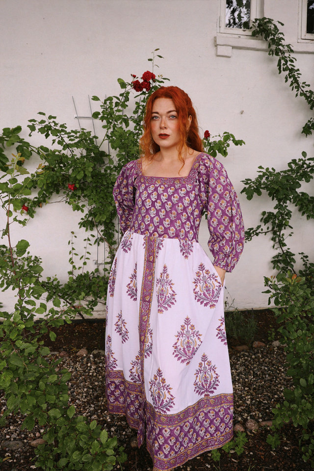 Wildflower Purple Bohemia Dress 