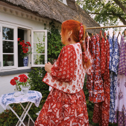 Wildflower Red Bohemia Dress