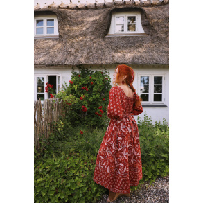 Wildflower Red Bohemia Dress