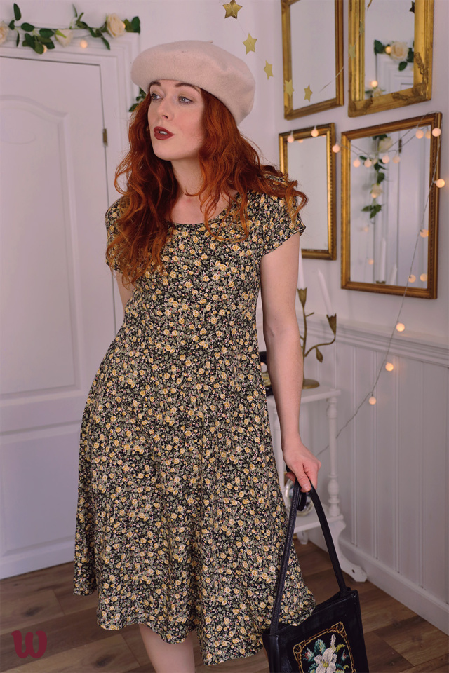 UND TEXTURE ART FLOWER DRESS