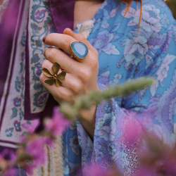 You're A Gem | Glass Ring 