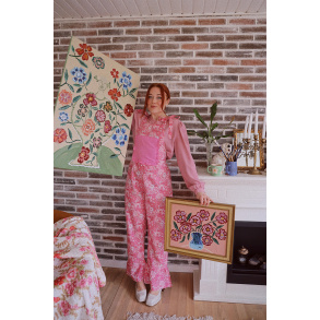 Pink Yvonne Dungarees